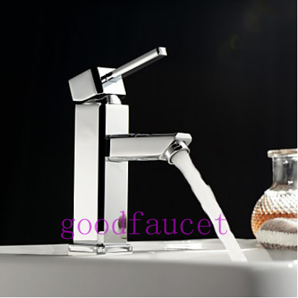  New High Quality brass basin faucet, single hole tap ,hot & cold water tap, bathroom mixer tap