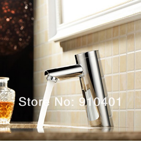 Brand Bathroom NEW Automatic Sensor Faucets Inductive Basin Sink Brass Water Tap Chrome Hands Free
