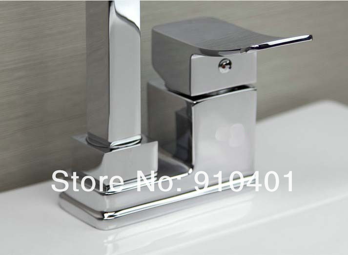 Wholesale And Retail Promotion Chrome Brass Deck Mounted Waterfall Kitchen Faucet Swivel Spout Sink Mixer Tap