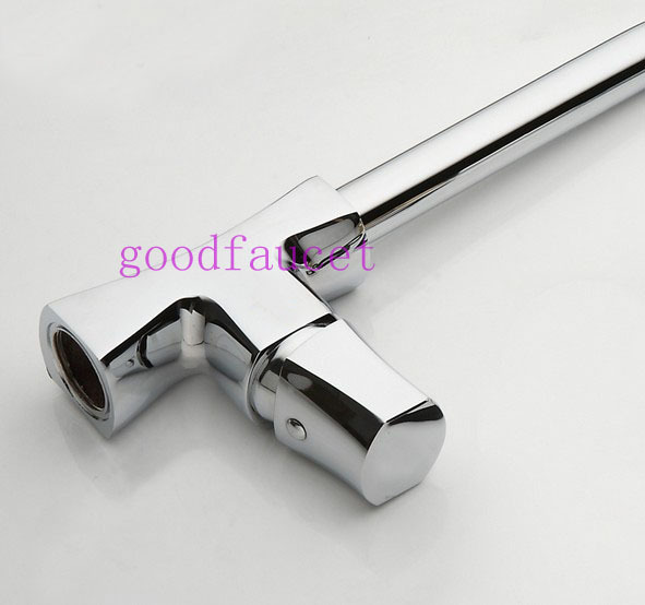 Wholesale And Retail Promotion Chrome Brass Kitchen Faucet Swivel Spout Sink Mixer Tap Single Handle Faucet