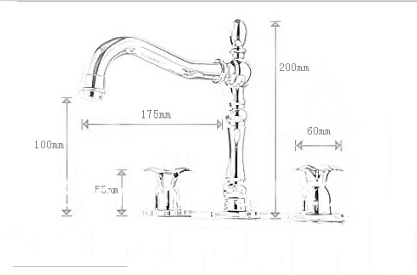 Wholesale And Retail Promotion Euro Bathroom Basin Faucet Swivel Spout Chrome Brass Sink Mixer Tap Deck Mounted