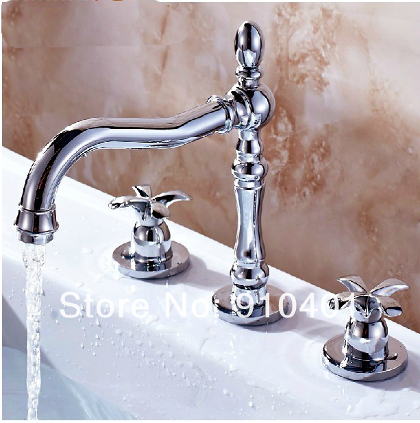 Wholesale And Retail Promotion Euro Bathroom Basin Faucet Swivel Spout Chrome Brass Sink Mixer Tap Deck Mounted