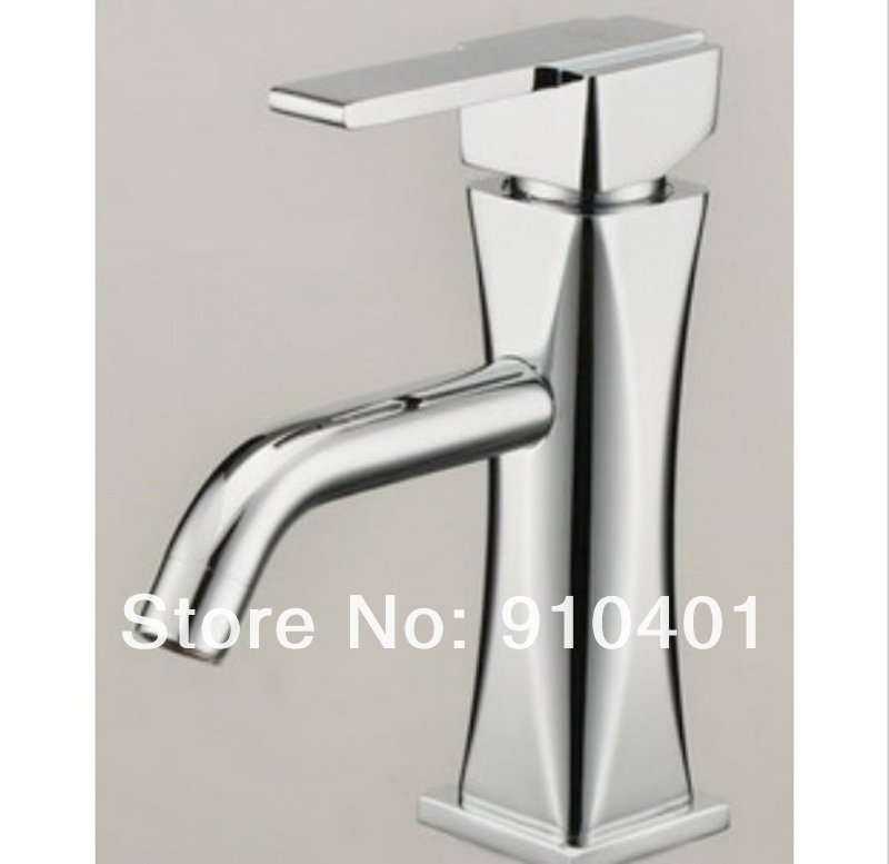 Wholesale And Retail Promotion  Euro Long Spout Single Lever Bathroom Sink Faucet Chrome Brass Sink Mixer Tap