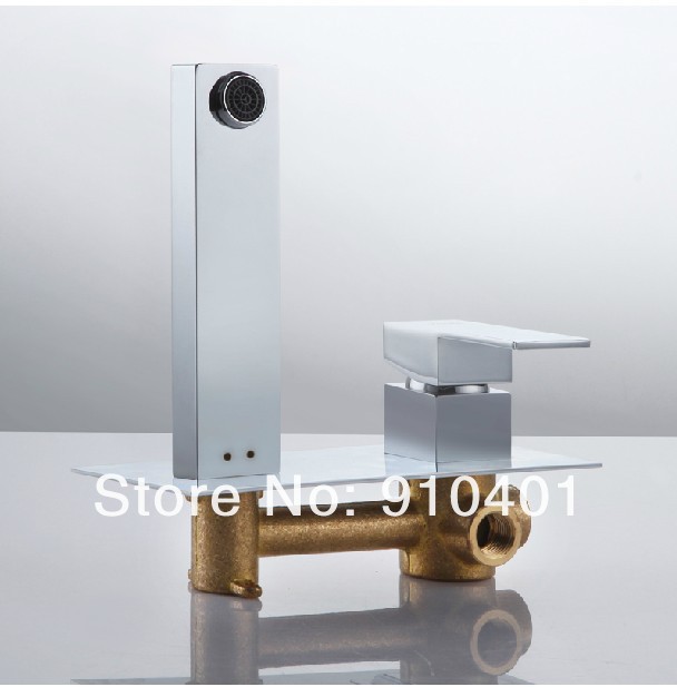 Wholesale And Retail Promotion Luxury Wall Mounted Bathroom Basin Faucet Single Handle Sink Mixer Tap Chrome