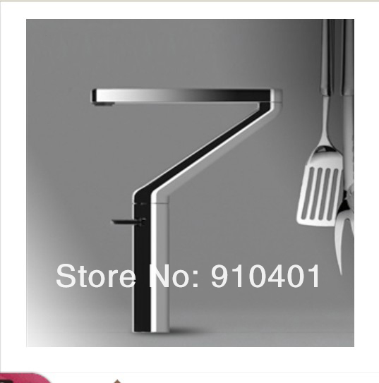 Wholesale And Retail Promotion  Modern Chrome Brass Kitchen Sink Faucet Bathroom Vanity Sink Mixer Tap 1 Handle