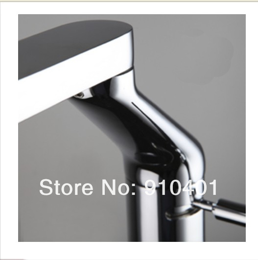 Wholesale And Retail Promotion  Modern Chrome Brass Kitchen Sink Faucet Bathroom Vanity Sink Mixer Tap 1 Handle