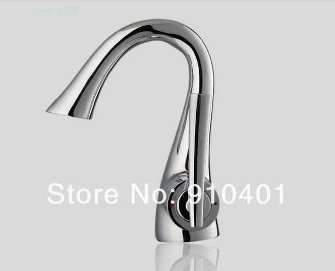Wholesale And Retail Promotion Modern Deck Mounted Chrome Brass Bathroom Basin Faucet NEW Design Sink Mixer Tap