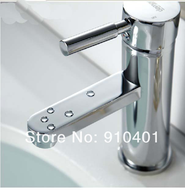 Wholesale And Retail Promotion NEW Euro Style Bathroom Basin Faucet Single Handle Vanity Sink Mixer Tap Chrome