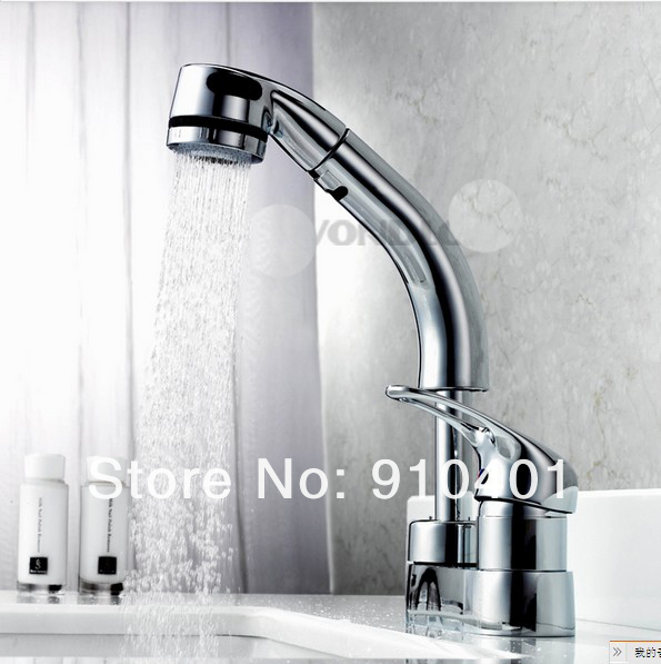 Wholesale And Retail Promotion Polished Chrome Brass 4" Bathroom Basin Faucet Single Handle Vanity Sink Mixer