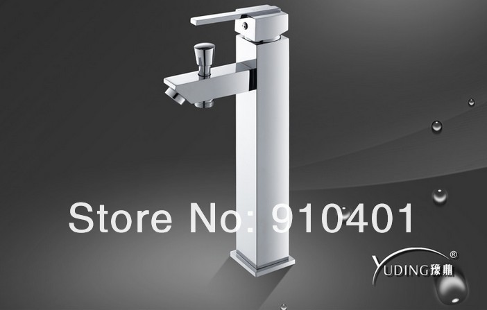 Wholesale And Retail Promotion Tall Chrome Brass Bathroom Basin Faucet Single Handle Sink Mixer Tap Hand Shower