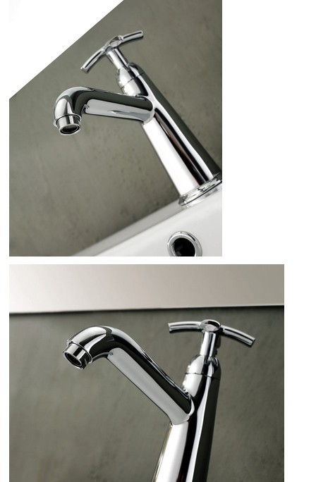 Wholesale And Retain Promotion  NEW Polished Chrome Brass Bathroom Basin Faucet Vanity Sink Tap Single Handle