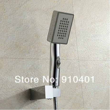 Contemporary wall mounted shower set faucet 8