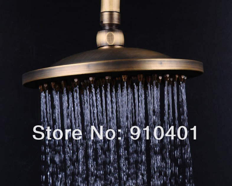 Luxury Antique brone shower set bathroom shower 8" rain shower head &hand shower with high quality