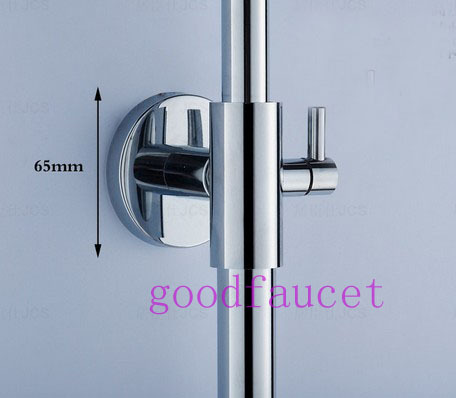 Luxury Modern Shower Set Faucet Full Brass Shower Head Chrome Polished Bathroom Tub /Shower Faucet Combo Mixer
