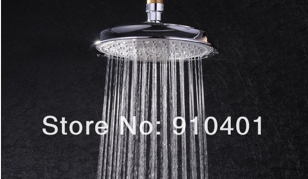 Wholesale And Retail Promotion   Round Style Wall Mounted Bathroom Shower Faucet Bathtub Mixer Tap Hand Shower