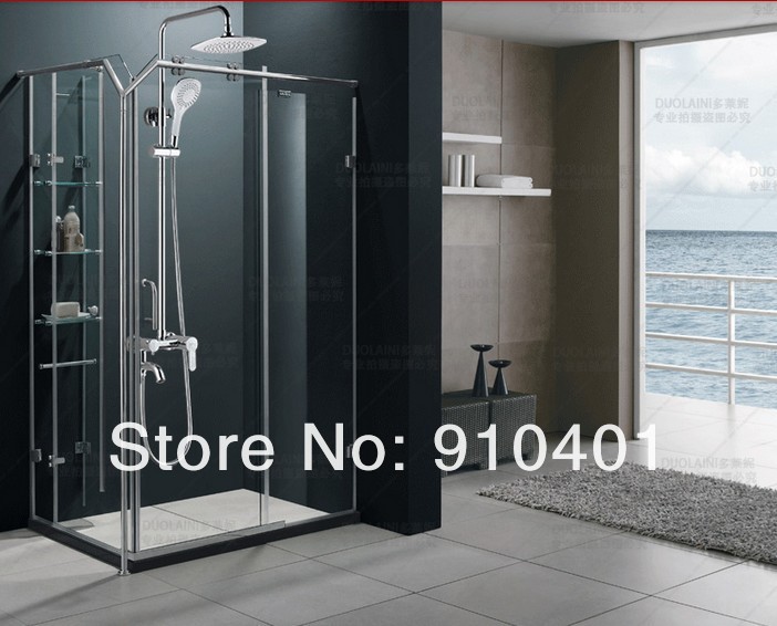 Wholesale And Retail Promotion Bathroom Luxury Chrome Rain Shower Faucet With Handy Unit Tap Bathtub Mixer Tap