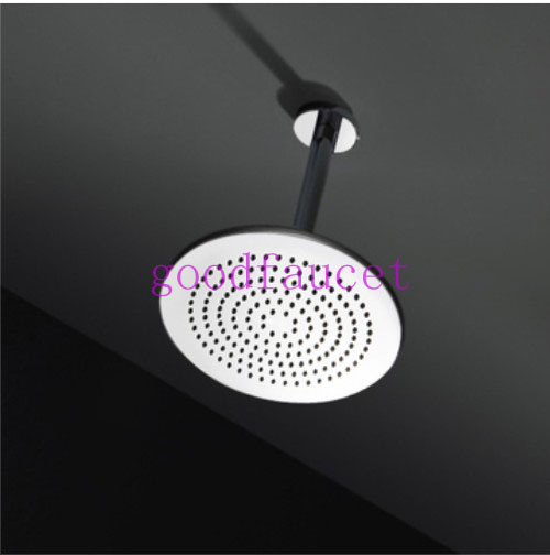 Wholesale And Retail  Promotion Celling Mounted Round Style Bathroom Rainfall Shower Mixer Tap Shower Faucet Set