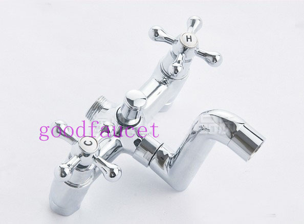 Wholesale And Retail Promotion Luxury Bathroom Tub Shower Faucet Mixer Tap Rain Shower Head With Handy Shower
