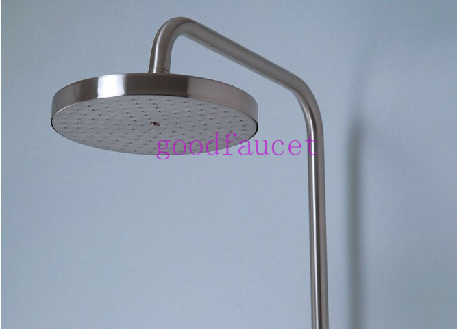 Wholesale And Retail Promotion Luxury Brushed Nickel Bathroom Shower Faucet Mixer Tap 8