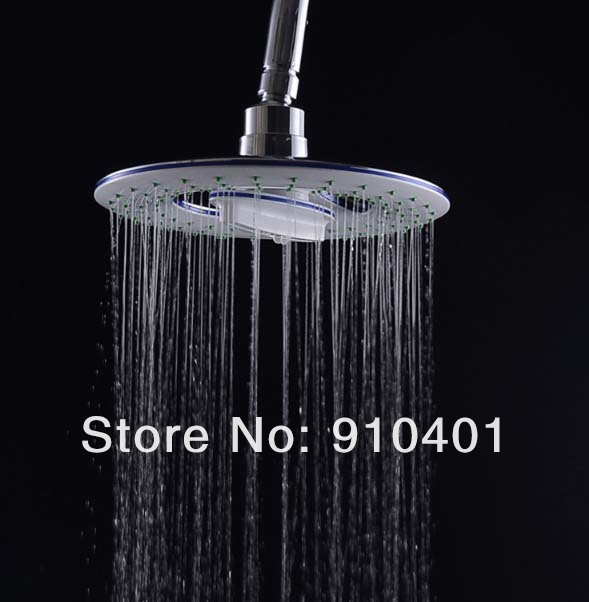 Wholesale And Retail Promotion  Luxury Chrome Finish Shower Faucet Set 8" Shower Head Tub Mixer Tap Hand Shower