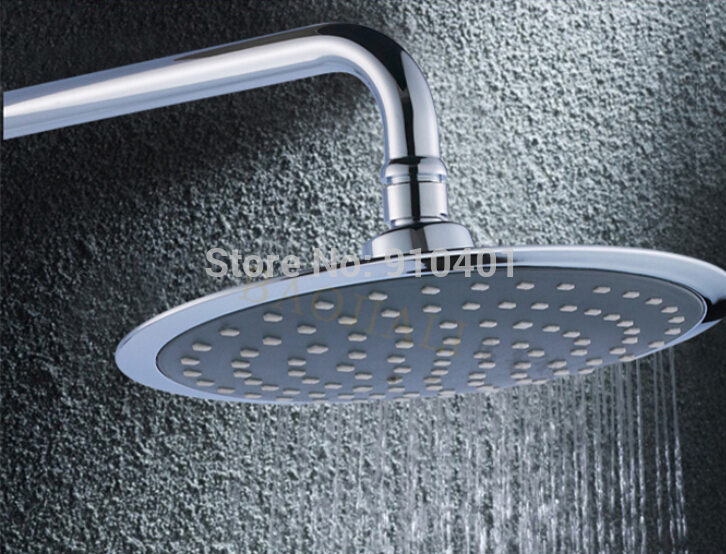 Wholesale And Retail Promotion Wall Mounted Chrome Rain Shower Faucet Tub Mixer Tap Single Handle Hand Shower