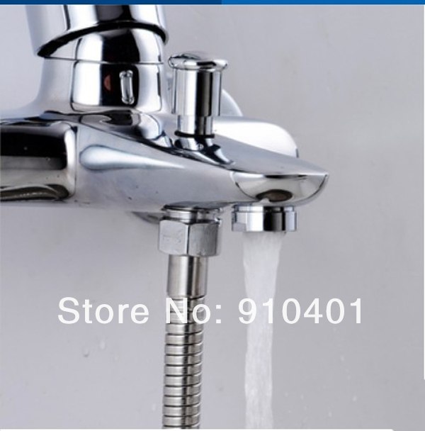 Wholesale And Retail Promotion bathroom tub faucet single handle with round rainfall handheld shower chrome