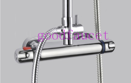 luxury wall mounted thermostatic shower set mixer tap 8