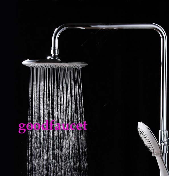 wholesale and retail Promotion Luxury 8" Rain Bathroom Shower Mixer Faucet Set W/ Tub Faucet Tap Shower Chrome