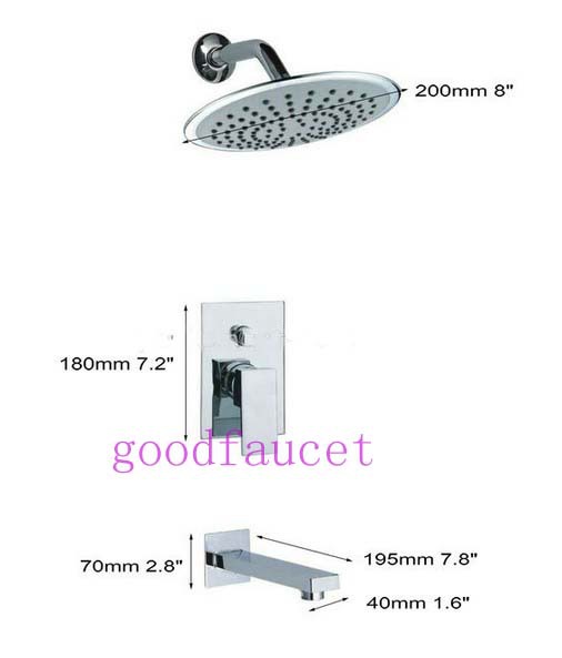 wholesale and retail bathroom but and shower faucet 8