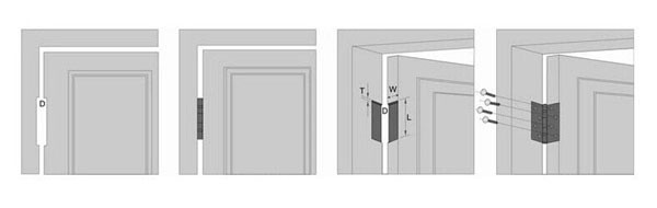 European style door hinges classical antique bronze zinc alloy strong slient hinges for interior door   Free shipping