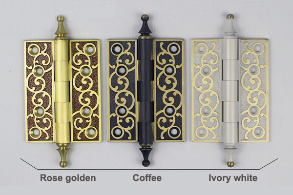 Simple European style all brass 4 inch soundless door hinges classical high quality with ballbearing strong hinges Free shipping