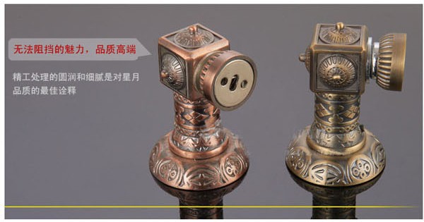 2013 new arrive Fashion european type zinc alloy door stopper classical door stops strong magnetism Free shipping