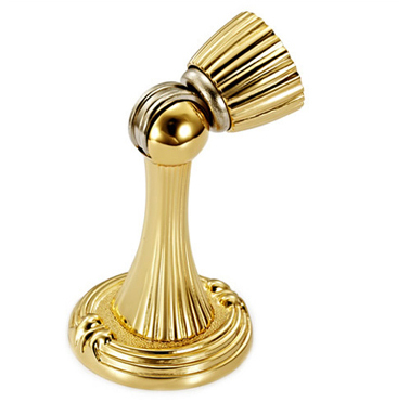 Europe style zinc alloy door stopper surface real 24k gold classical door stops strong magnetism Free shipping