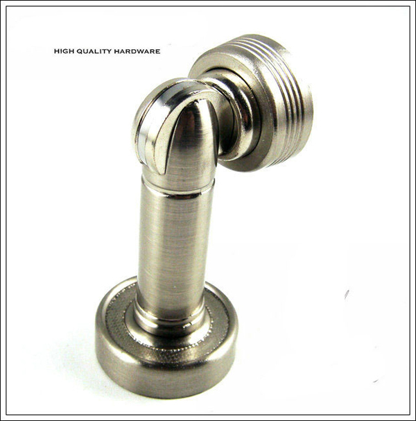 Round bottom luxury zinc alloy door stopper classical door stops strong magnetism plastic uptake Free shipping