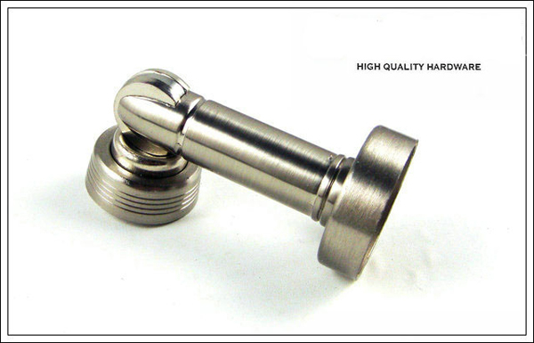 Round bottom luxury zinc alloy door stopper classical door stops strong magnetism plastic uptake Free shipping