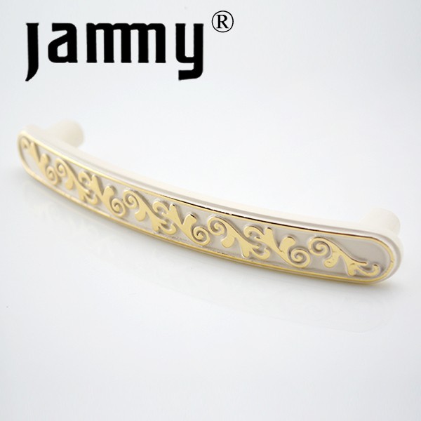2pcs 2014 Ivory White furniture decorative kitchen cabinet handle high quality armbry door pull