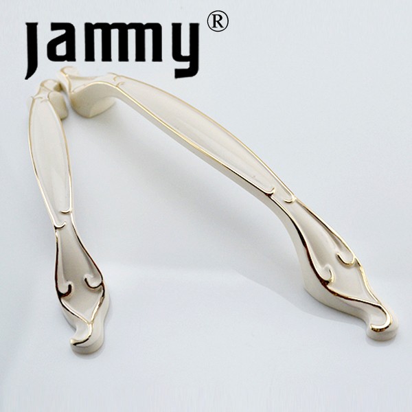 2pcs 2014 update Ivory White furniture decorative kitchen cabinet handle high quality armbry door pull