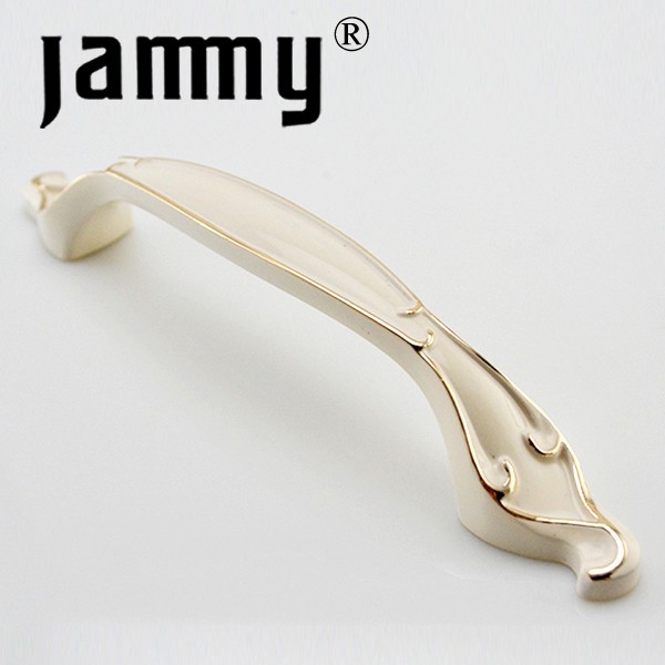 2pcs 2014 update Ivory White furniture decorative kitchen cabinet handle high quality armbry door pull