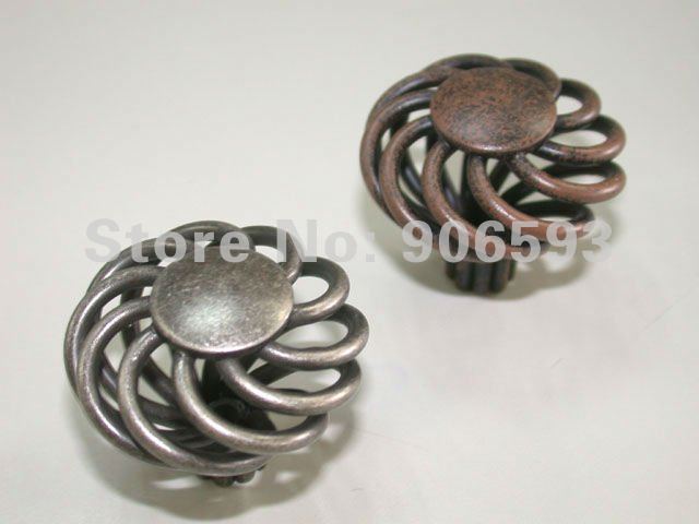 24pcs lot free shipping Classic circular birdcage cabinet  knob\furniture handle\drawer knob