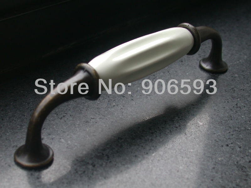 12pcs lot free shipping Classic tastorable ivory porcelain cabinet handlefurniture handlefurniture handleporcelain handle