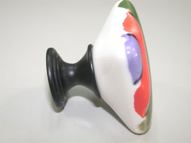 Porcelain square painting cabinet knob\12pcs lot\porcelain handle\porcelain knob