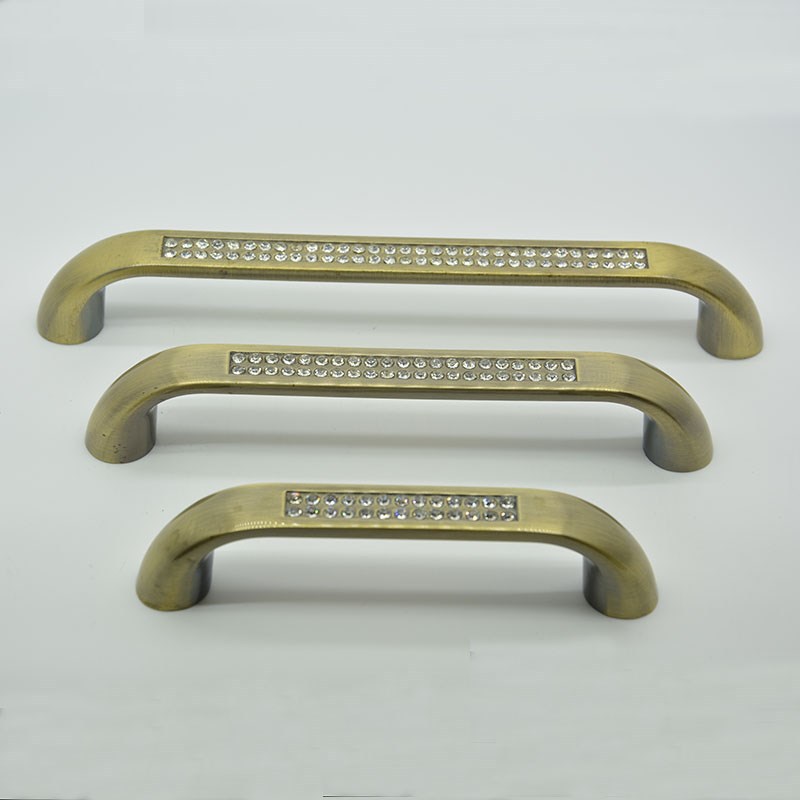 128mm zinc alloy bronze color furniture handle ( hole to hole 96 mm )cabinet handle for furniture wholesale high quality