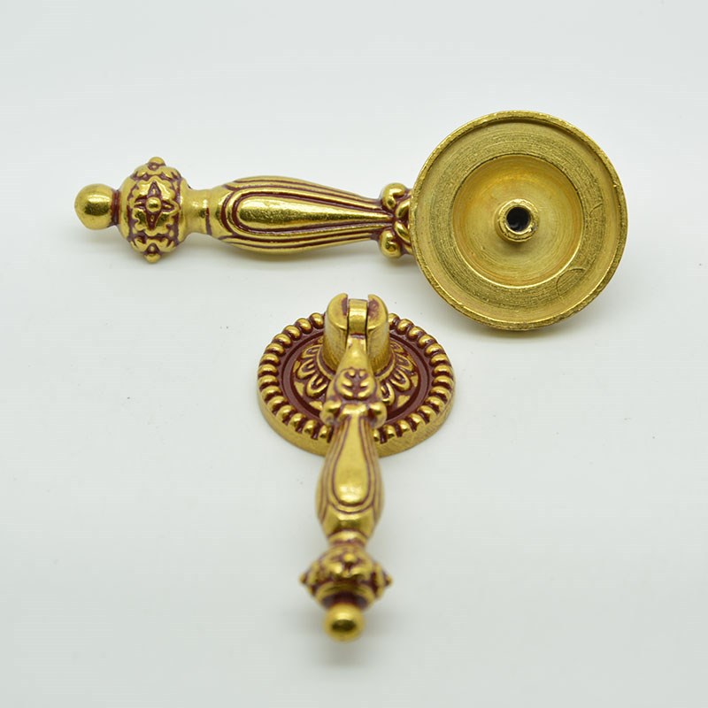 small size copper antique zinc alloy single hole 27g cabinet knobs and handles  furniture handles handles for cabinets