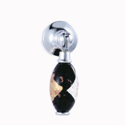 Modern Coloured glaze& Brass Pedestal Furniture Handle Black High Grade Closet Knobs Personality hammer pull for Drawer