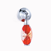 Modern Coloured glaze& Brass Pedestal Furniture Handle Red High Grade Closet Knobs Personality hammer pull for Drawer