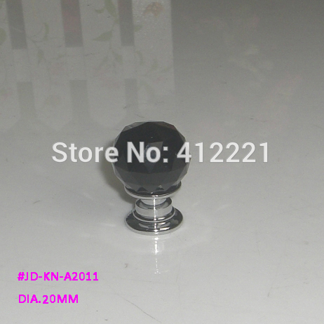 - 10 Pcs 20mm Black Crystal Glass Clear Cabinet Knob Drawer Knob Pull Handle for Kitchen Door Wardrobe Cabinet