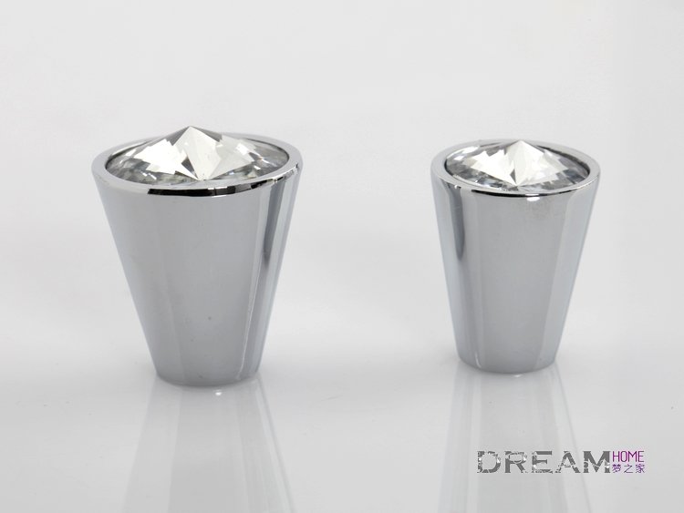-10pcs/lot 20mm factory wholesale door handles crystal diamond knobs cabinet handle
