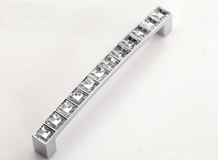 -128mm Crysta cabinetl handle/crystal drawer handle / door handle/ door pull C:128mm L:142mm 10pcs/lot