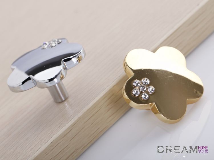 Chrome silver crystal knob / cabinet knob /K9 Clear Crystal Glass door knob, / furniture pull / door pull