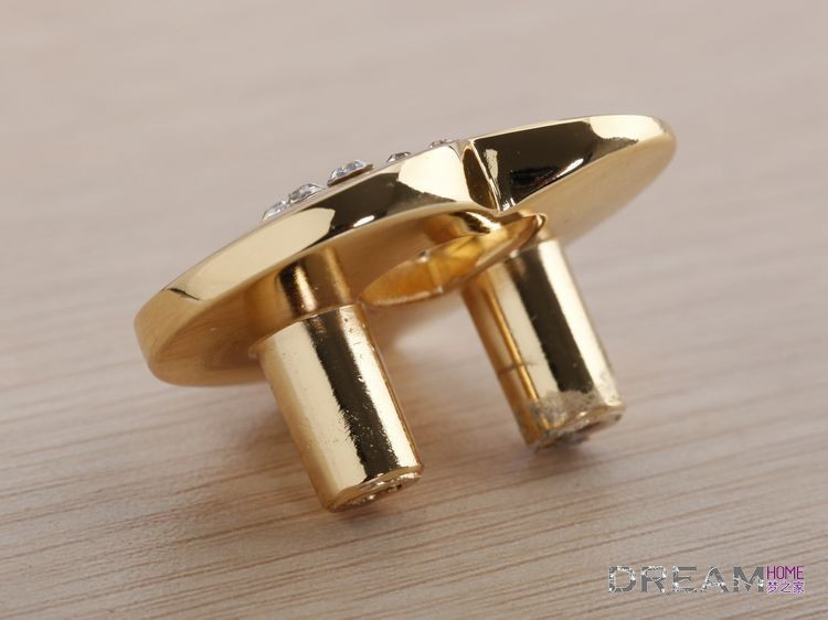 Gold crystal furniture handle / crystal knobs for furniture /Gold drawer knobs, / furniture pull / door pull